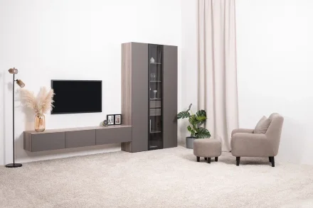 Шкаф-пенал 16.322.03 Роквуд, Графит 